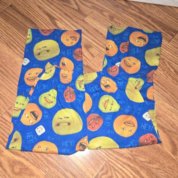Annoying Orange Kids Boys 6/7 Pajama Pants Small Y2K